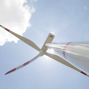 Detalles desde abajo de aspa